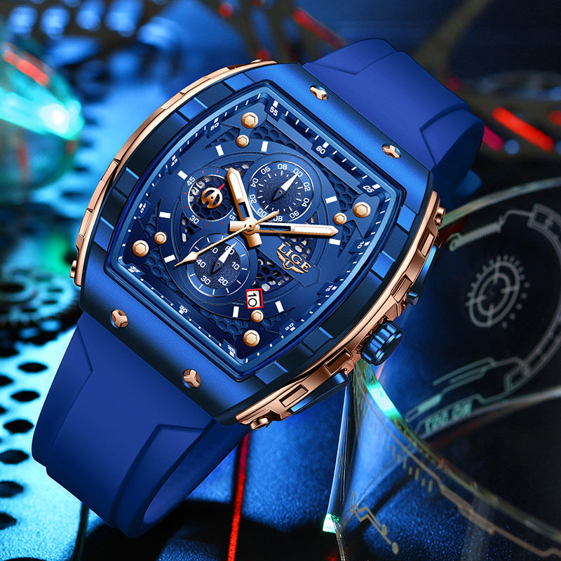 Men's Sports Quartz Watch Multifunctional Luminous Waterproof